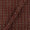 Ajrakh Cotton Brick Red Colour Natural Dye Geometric Block Print Fabric Online 9446AHH3