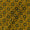 Ajrakh Cotton Mustard Colour Natural Dye Geometric Print Fabric Online 9446AJI