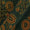 Buy Ajarakh Cotton Dark Green Fabric Colour Natural Dye Sanganeri Print Fabric Online 9446AO4