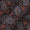 Ajrakh Cotton Black Colour Natural Dye Leaves Block Print Fabric Online 9446ET3