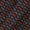 Ajrakh Cotton Black Colour Natural Dye Geometric Block Print Fabric Online 9446Q3