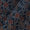 Ajrakh Cotton Indigo Blue Colour Natural Dye Jaal Block Print Fabric Online 9446R1