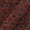 Ajrakh Cotton Brick Red Colour Natural Dye Geometric Block Print Fabric Online 9446TJ1