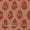Soft Cotton Vanaspati [Natural Dye] Ajrakh Beige Colour Mughal Hand Block Print Fabric Online 9447AL