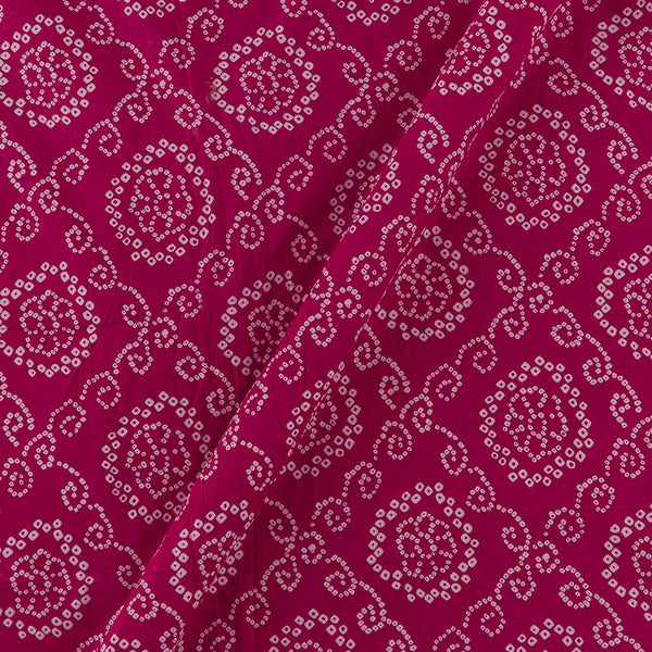 Buy Soft Cotton Crimson Colour Bandhani Print Fabric Online 9450AY9