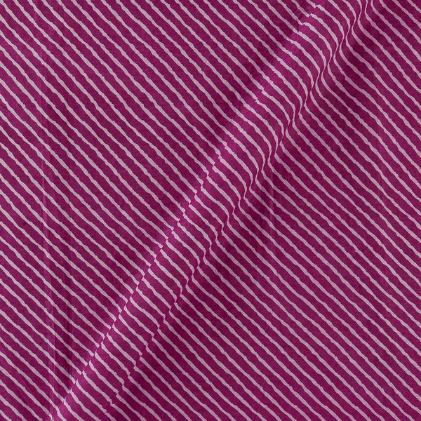 Soft Cotton Magenta Colour Leheriya Print Fabric Online 9450EB19