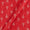 Soft Cotton Crimson Red Colour Floral Print Fabric 9450GU