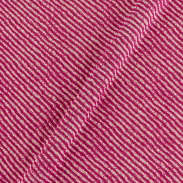 Soft Cotton Rani Pink Colour Leheriya Print Fabric Online 9450HH10