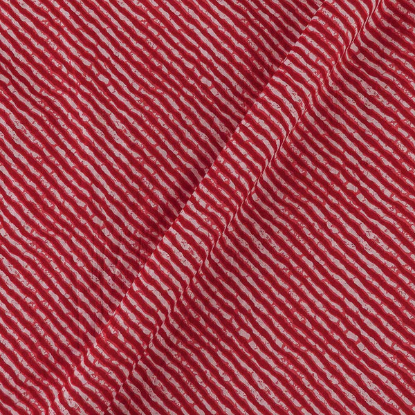 Soft Cotton Mars Red Colour Leheriya Print Fabric Online 9450HH13