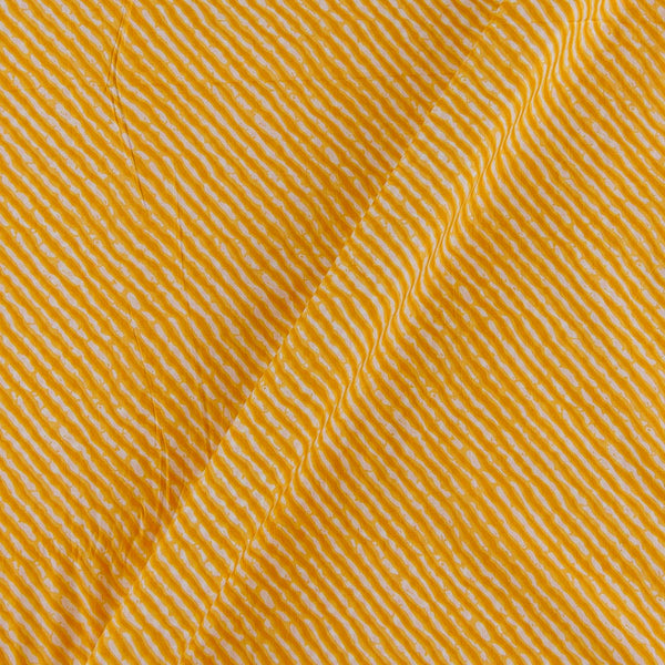 Buy Soft Cotton Golden Orange Colour Leheriya Print Fabric Online 9450HH19