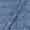 Cotton Cadet Blue Colour Gold Foil Paisley Print Fabric Online 9450JC3