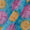 Soft Cotton Aqua Colour Bandhani Print Fabric Online 9450JJ1