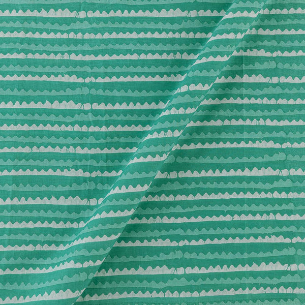 Cotton Dabu Mint Green Colour Batik Print Fabric Online 9451CV8