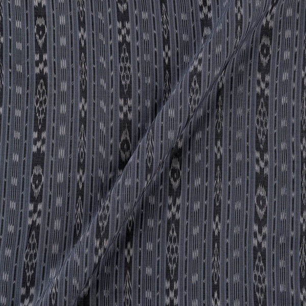 Cotton Sambalpuri Ikat Pattern Grey Colour Fabric Online 9473CK3