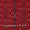 Cotton Sambalpuri Ikat Pattern Crimson Red Colour Fabric Online 9473ED
