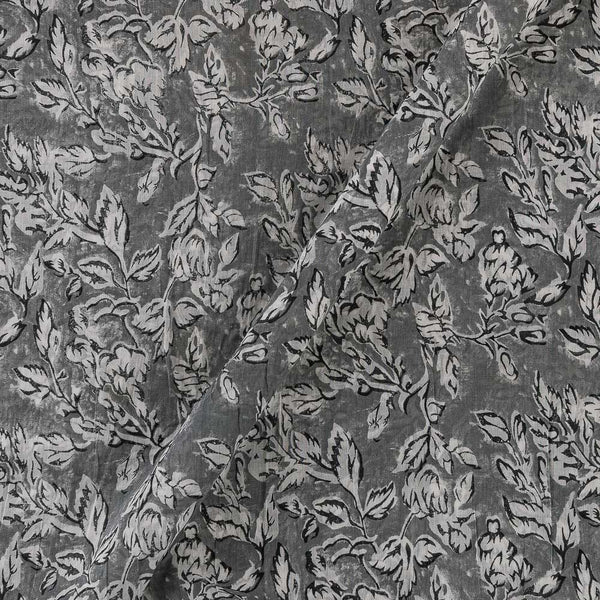Grey Colour Jaal Print Cotton Voil Print Fabric Online 9478R
