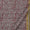 Warli Print on Two Side Bordered Two Ply Slub Cotton Grey X Black Cross Tone Fabric Online 9483AJ2