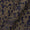 Warli Print on Two Side Bordered Slub Cotton Beige X Black Cross Tone Fabric Online 9483AT
