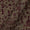 Warli Print on Two Side Bordered Slub Cotton Beige X Black Cross Tone Fabric Online 9483AT3
