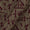 Warli Print on Two Side Bordered Slub Cotton Beige X Black Cross Tone Fabric Online 9483AX1