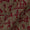 Warli Print on Two Side Bordered Slub Cotton Beige X Black Cross Tone Fabric Online 9483AX4