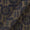 Geometric Print on Two Side Bordered Slub Cotton Beige X Black Cross Tone Fabric Online 9483BA3