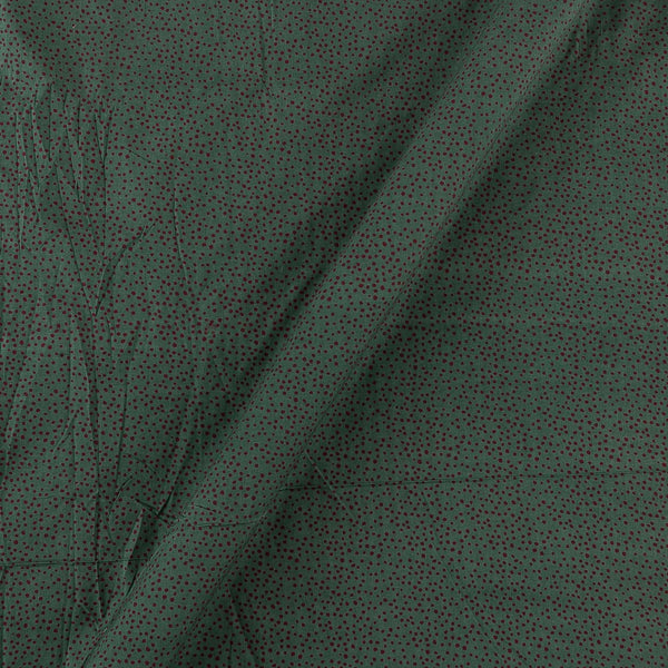 Soft Cotton Mineral Green Colour Geometric Print Fabric Online 9488AI