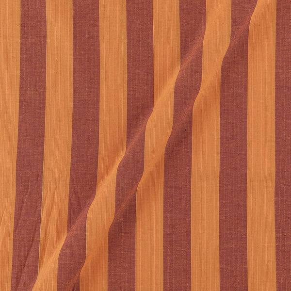 Cotton RIB Stripes Orange-Carrot Colour 43 Inches Width Washed Fabric freeshipping - SourceItRight