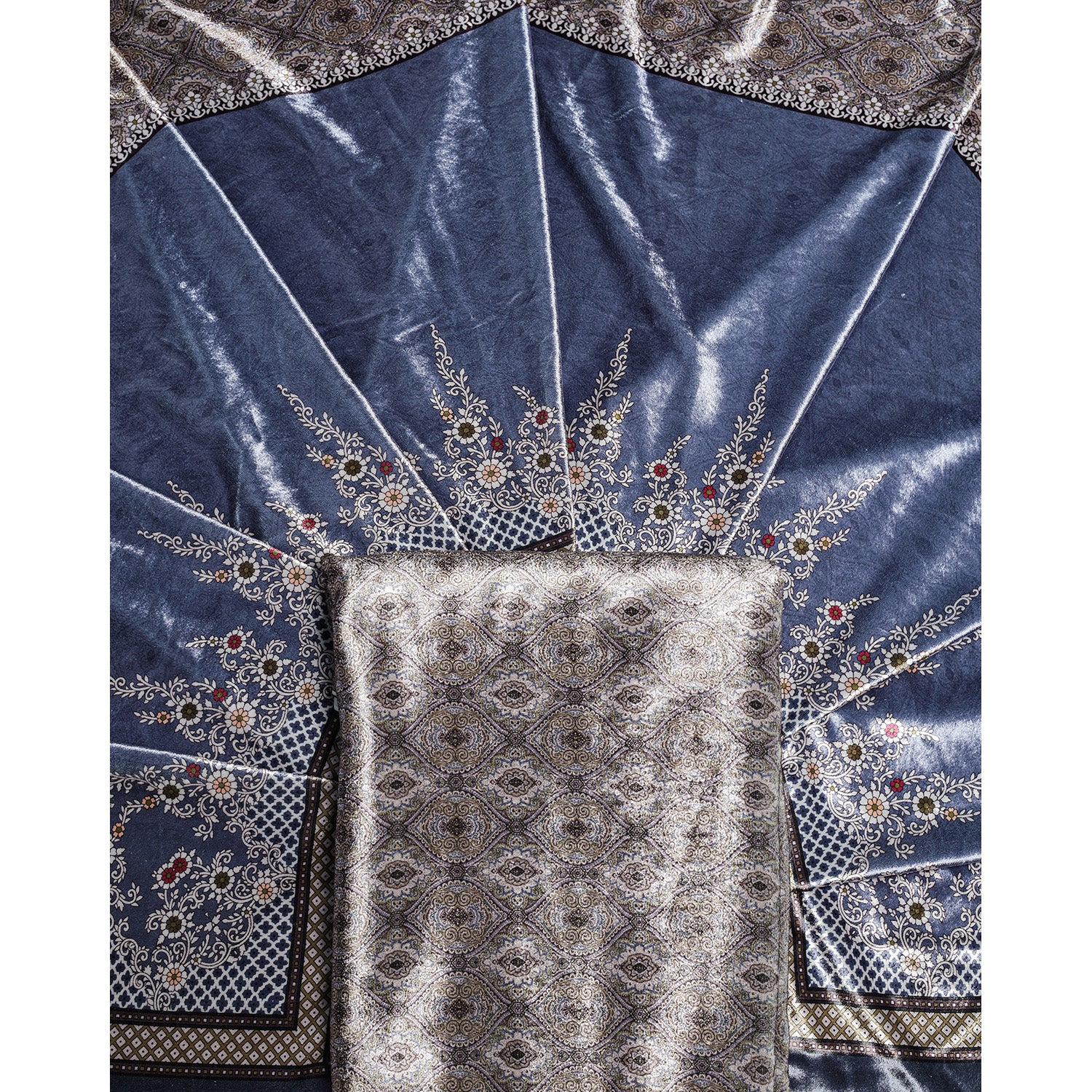 MEHFIL-E-RANG - VELVET DIGITAL PRINTED 2 PIECE SET