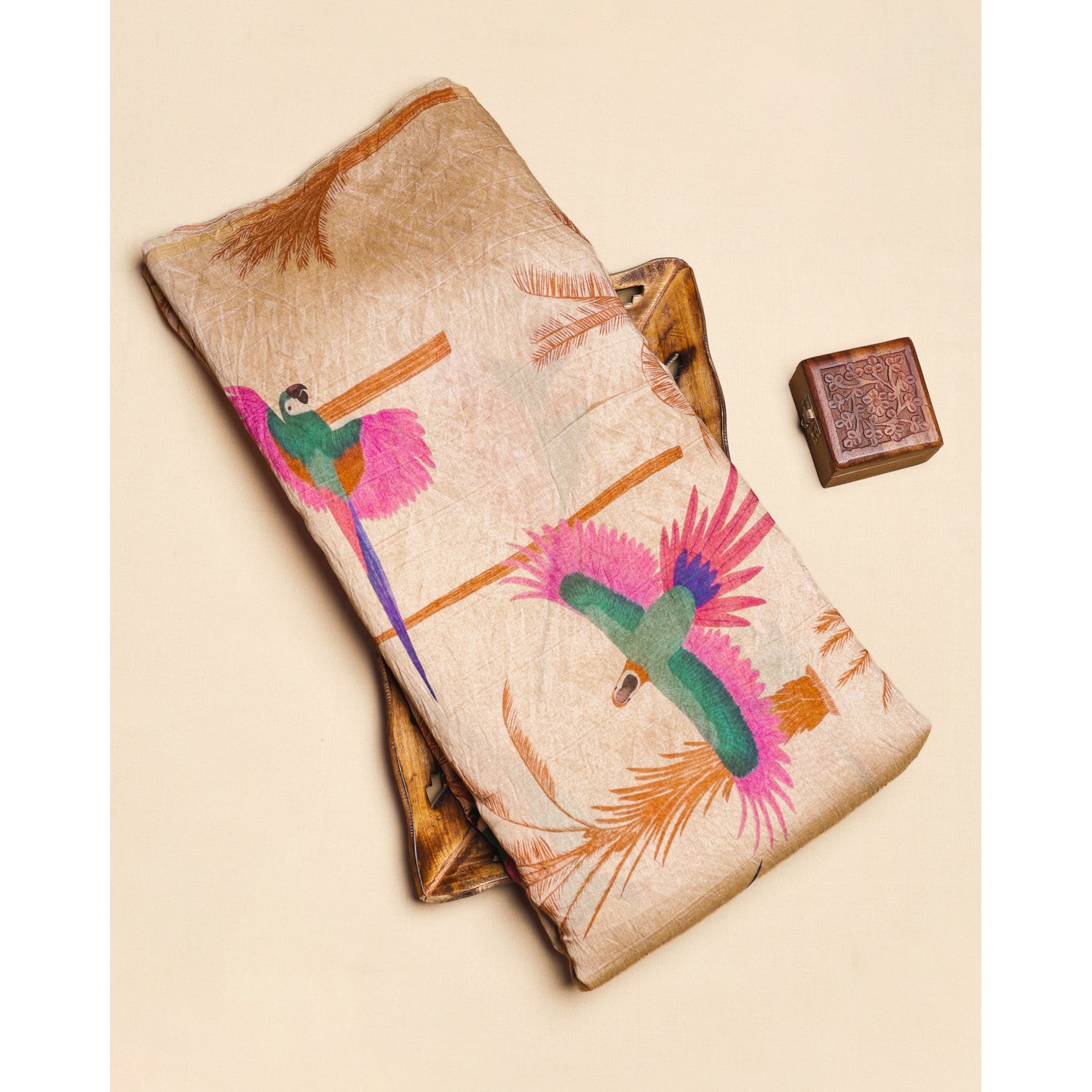 MOGRA CHANDERI PRINTED FABRIC