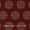 Cotton Maroon Colour Ajrakh Inspired Mughal Print 43 Inches Width Fabric
