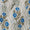 Cotton Off White Colour Gold Foil Floral Print Fabric Online 9503L