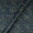 Ajrakh Pattern Natural Dyed Mashru Gaji Steel Blue Colour Block Print Fabric