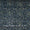 Ajrakh Pattern Natural Dyed Mashru Gaji Steel Blue Colour Block Print Fabric