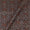 Ajrakh Pattern Natural Dyed Mashru Gaji Carbon Colour Block Print Fabric
