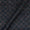 Ajrakh Pattern Natural Dyed Mashru Gaji Steel Blue Colour Block Print Fabric