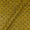 Ajrakh Pattern Natural Dyed Mashru Gaji Mustard Yellow Colour Block Print Fabric