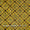 Ajrakh Pattern Natural Dyed Mashru Gaji Mustard Yellow Colour Block Print Fabric cut of 0.40 Meter