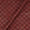 Ajrakh Pattern Natural Dyed Mashru Gaji Brick Colour Block Print Fabric
