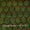 Ajrakh Pattern Natural Dyed Mashru Gaji Bottle Green Colour Floral Block Print Fabric