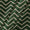 Mashru Gaji Forest Green Colour Chevron Print 45 Inches Width Fabric