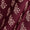 Buy Gaji Ripe Plum Colour Floral Print Fabric 9508FU Online