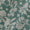 Mulmul Cotton Satin Mint Green Colour Floral Butta Print 41 Inches Width Fabric