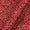 Mashru Gaji Cherry Red Colour Patola Inspired Print Fabric Online 9510AK