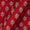 Mashru Gaji Cherry Red Colour Leaves Print Fabric Online 9511AK
