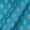 Mashru Gaji Aqua Blue Colour Leaves Print Fabric Online 9511AQ