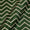 Gaji Bottle Green Colour Chevron Print Fabric Online 9512N