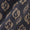 Fancy Bhagalpuri Blended Cotton Steel Grey Colour Leaves Batik Print On Silk Feel Fabric Online 9525BE2