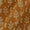 Fancy Bhagalpuri Blended Cotton Apricot Colour Leaves Batik Print On Silk Feel Fabric Online 9525V11