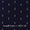 Spun Dupion Violet X Black Cross Tone Jacquard Butta Fabric Online 9530T3